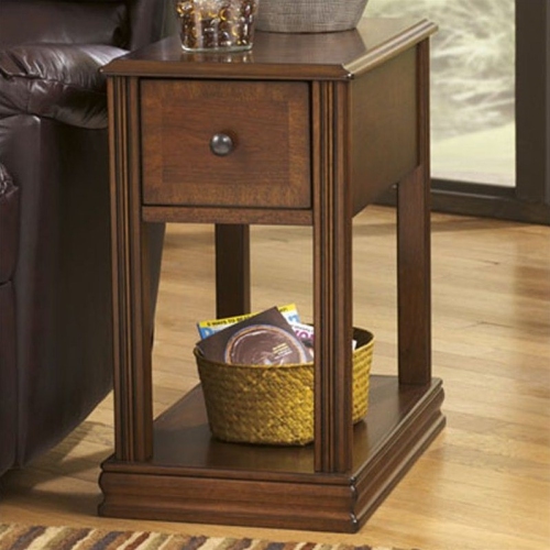 ASHLEY FURNITURE  Furniture Breegin 1 Drawer End Table In Cherry