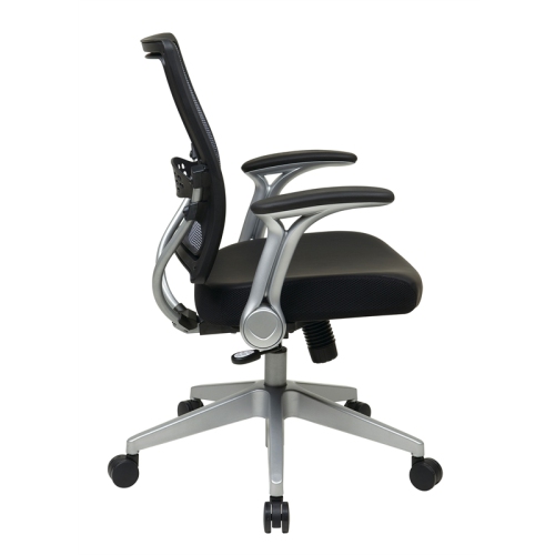 Professional AirGrid Back and Seat Managers Office Chair in Black Leather