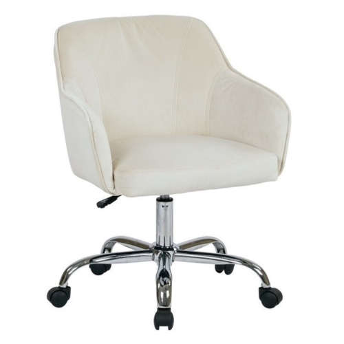 AVENUE SIX Bristol Task Chair With Oyster White Velvet Fabric Love the style on the chair