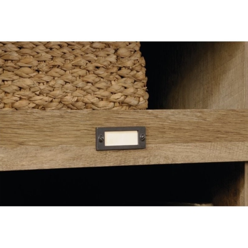 Sauder Adept 9 Cubby Storage Unit in Craftsman Oak