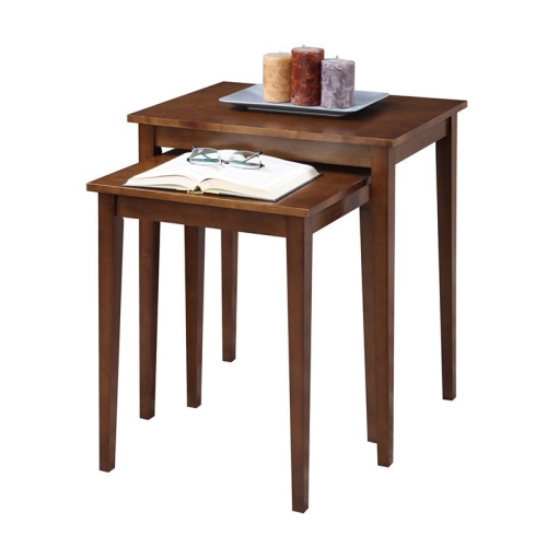 CONVENIENCE CONCEPTS  American Heritage Nesting End Tables In Espresso Wood