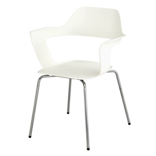 SAFCO  Bandi Shell Stacking Chair In (Set Of 2) In White