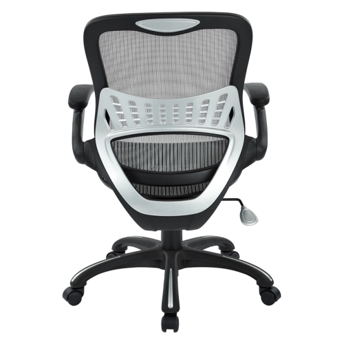 Mesh Seat and Back Manager Chair in Gray Mesh Fabric