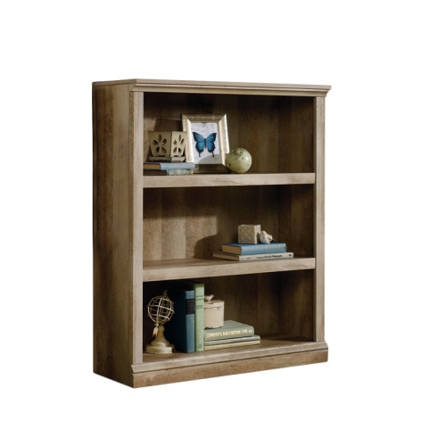 Sauder Select 3 Shelf Bookcase in Lintel Oak