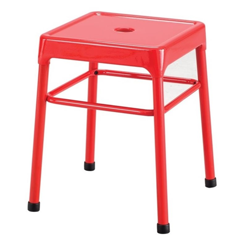 SAFCO  Steel 18" Guest Stool In In Red