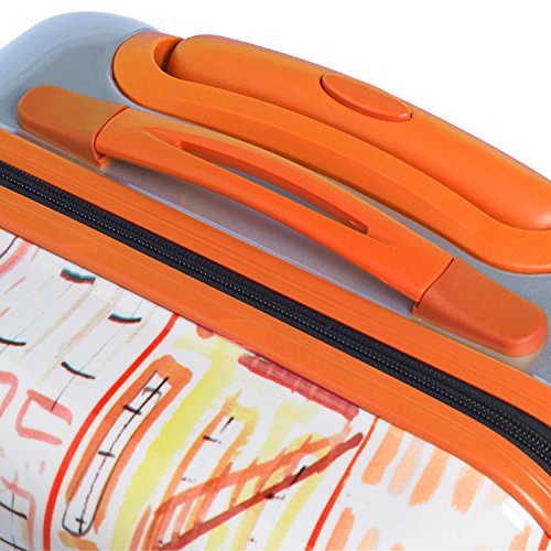 Mia Toro Izak-Chic Voyage 3pc Spinner Set Hardside Luggage - 19", 24" & 27"