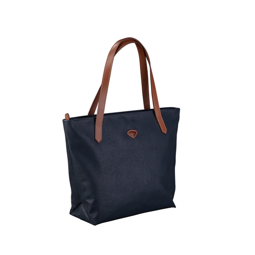 JUMP SHOPPER 15" IN POLYSUEDE COATED ON POLYESTER, NAVY
