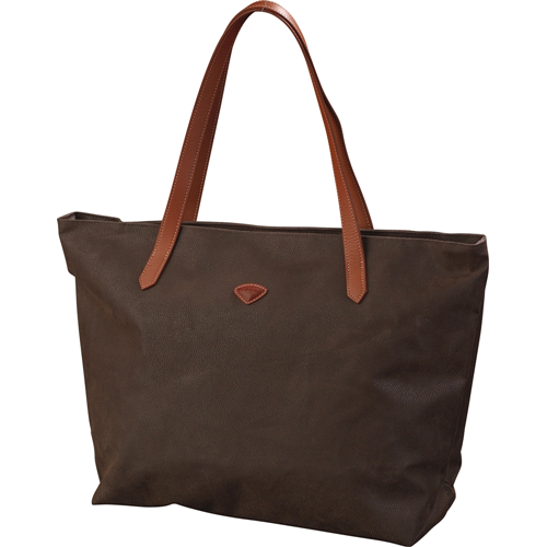 JUMPSHOPPER 18" IN POLYSUEDE COATED ON POLYESTER, CHOCOLATE