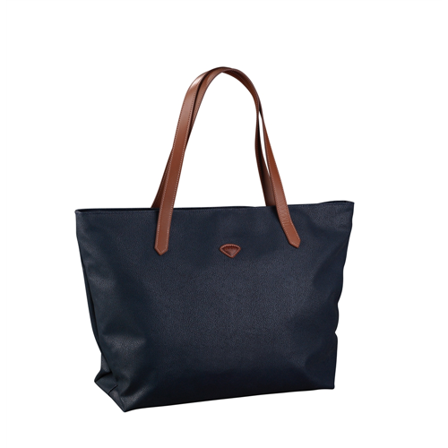 JUMPSHOPPER 18" IN POLYSUEDE COATED ON POLYESTER, NAVY