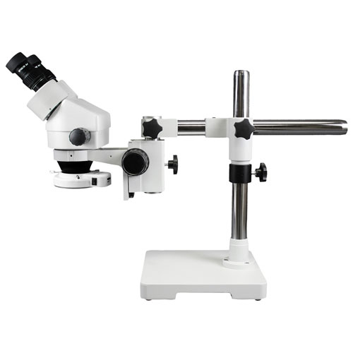 Walter Products 7x - 45x Binocular Stereo Microscope with 144-LED Ring Light