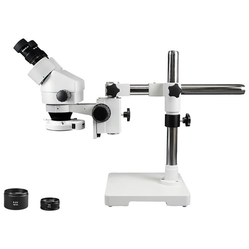 Walter Products 3.5X - 90X Binocular Stereo Microscope with 144-LED Ring Light