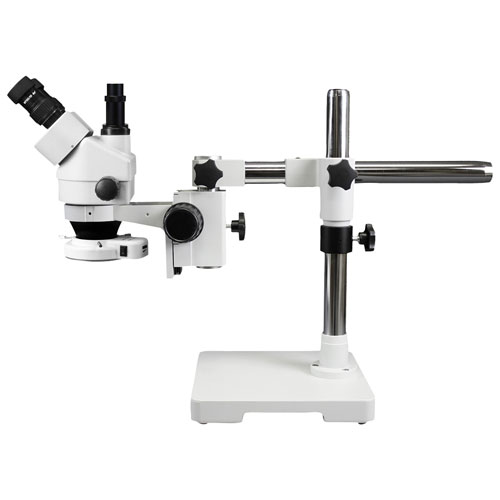 Walter Products 7x - 45x Trinocular Stereo Microscope with 144-LED Ring Light