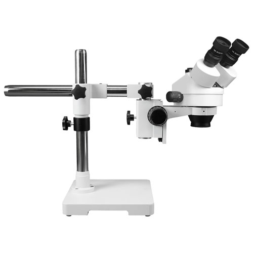 Microscope trinoculaire stéréo 3,5x à 90x avec caméra intégrée de Walter Products