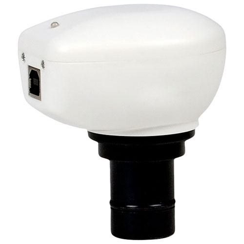 Microscope trinoculaire stéréo 3,5x à 90x avec caméra intégrée de Walter Products