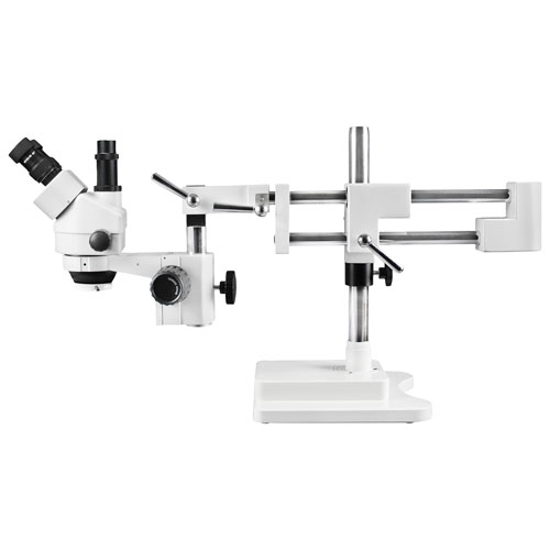 Walter Products 7x - 45x Trinocular Stereo Microscope with 144-LED Ring Light