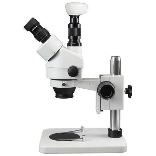 Walter Products 3.5x - 90x Trinocular Stereo Microscope with Built-in Camera