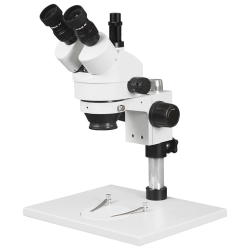 Walter Products 7x - 45x Trinocular Stereo Microscope with Ambient Light
