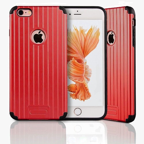 NAVOR  Fitted Hard Shell Case for Iphone 6S;iphone 6 - In Red