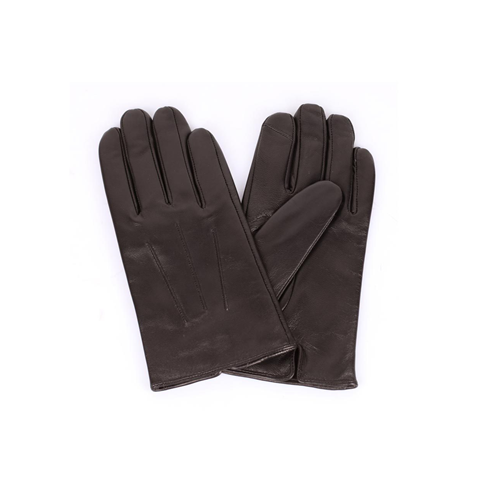 K Hanson Men's Deluxe Leather Gift Box Touch Screen Gloves Espresso M