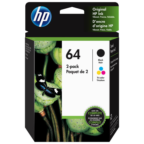 HP 64 Multi-Colour Ink - 2 Pack