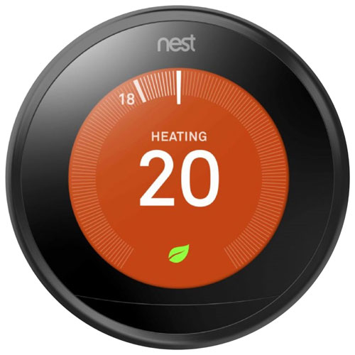 Google Nest Wi-Fi Smart Learning Thermostat - Black