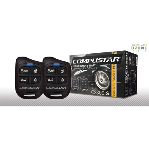 Compustar CS800-S 1-Way, 1000-ft Remote Start Bundle With CM-800 Brain