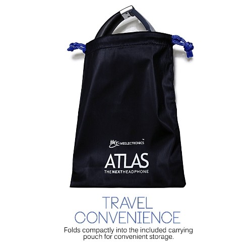 MEE audio Atlas Carbon IML Graphics On-Ear Headphones with Headset Functionality