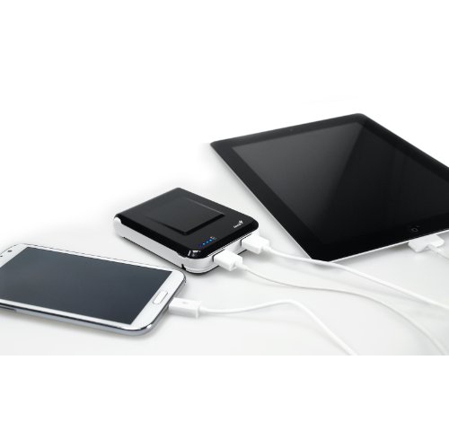 Genius ECO-u1000 Powerbank, External Portable battery, 10400 mAh, Black