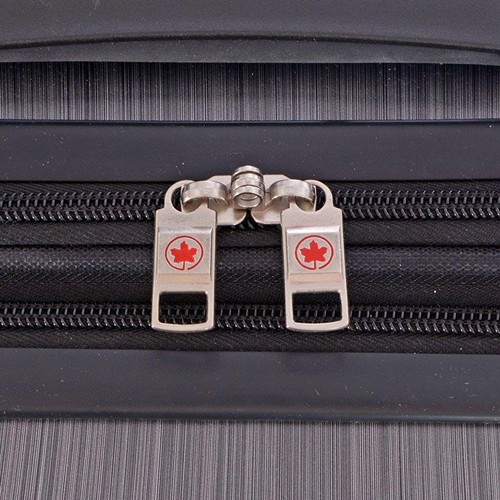 Air Canada 3 Piece Spinner Set 20", 24" & 28" Lightweight Hardside Upright Luggage [ Charcoal ]