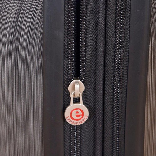 Air Canada 3 Piece Spinner Set 20", 24" & 28" Lightweight Hardside Upright Luggage [ Charcoal ]