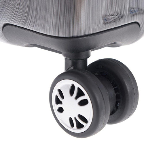 Air Canada 3 Piece Spinner Set 20", 24" & 28" Lightweight Hardside Upright Luggage [ Charcoal ]