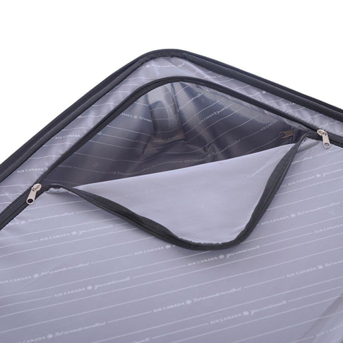 Air Canada 3 Piece Spinner Set 20", 24" & 28" Lightweight Hardside Upright Luggage [ Charcoal ]