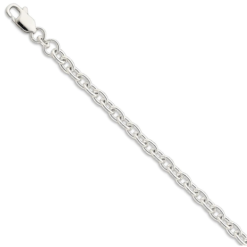 IceCarats 925 Sterling Silver 4.5mm Link Cable Bracelet Chain 8 Inch