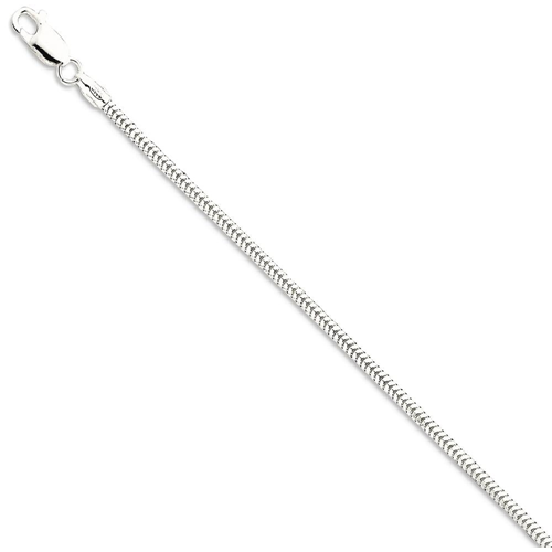 IceCarats 925 Sterling Silver 2.5mm Snake Bracelet Chain 7 Inch