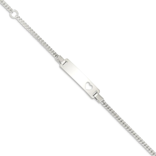 IceCarats 925 Sterling Silver Adjustable Baby Id Bracelet 6 Inch