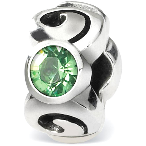 IceCarats 925 Sterling Silver Charm For Bracelet August Swarovski Crystal Birthstone Bead Stone
