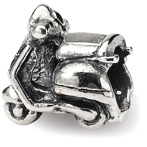 IceCarats 925 Sterling Silver Charm For Bracelet Kids Scooter Bead Kid Line