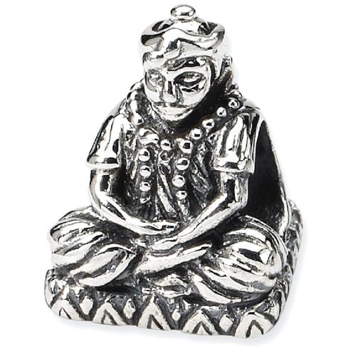 IceCarats 925 Sterling Silver Charm For Bracelet Buddha Bead Religious