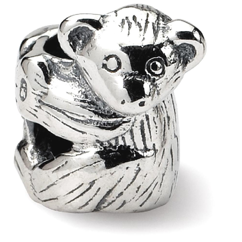 IceCarats 925 Sterling Silver Charm For Bracelet Koala Bead Animal