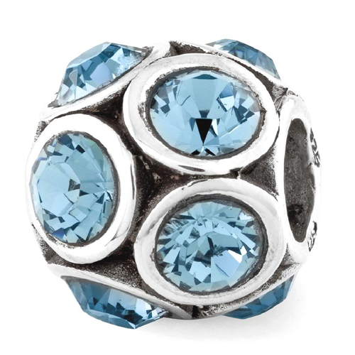 IceCarats 925 Sterling Silver Charm For Bracelet December Swarovski Crystal Bead Stone Birthstone