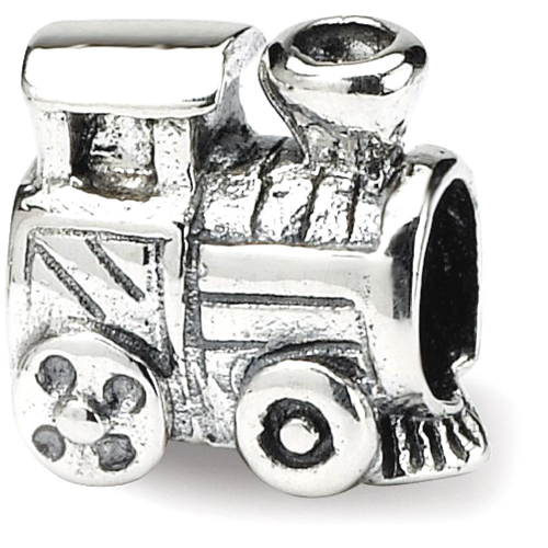 IceCarats 925 Sterling Silver Charm For Bracelet Kids Train Bead Kid Line