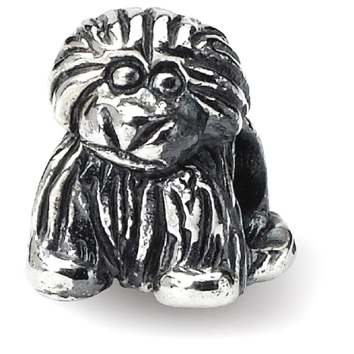 IceCarats 925 Sterling Silver Charm For Bracelet Kids Puppy Bead Kid Line