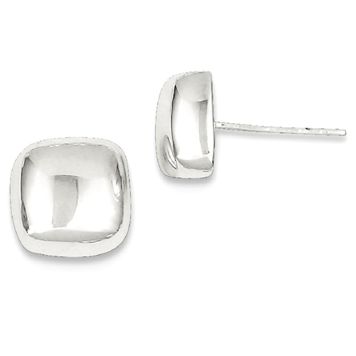 IceCarats 925 Sterling Silver Square Post Stud Ball Button Earrings