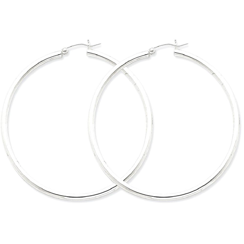 IceCarats 925 Sterling Silver 2.5mm Round Hoop Earrings Ear Hoops Set For Women