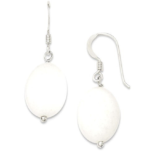 IceCarats 925 Sterling Silver White Mother Of Pearl Drop Dangle Chandelier Earrings