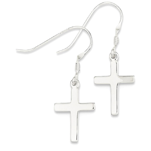 IceCarats 925 Sterling Silver Cross Religious Drop Dangle Chandelier Earrings