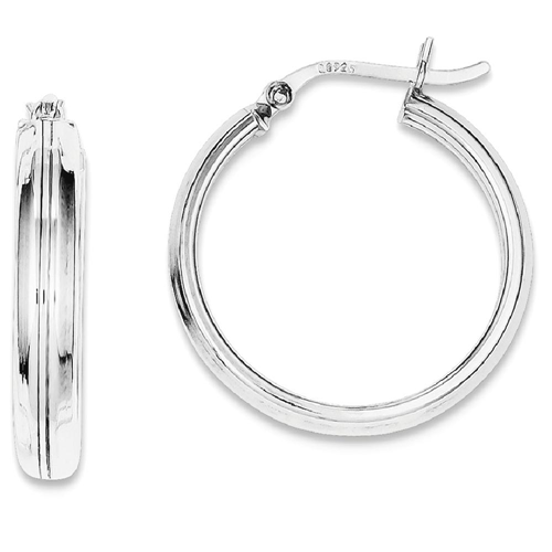 IceCarats 925 Sterling Silver 4.5mm Hoop Earrings Ear Hoops Set For Women