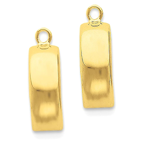 IceCarats 14k Yellow Gold Ear Jacket Earring Jackets For Studs