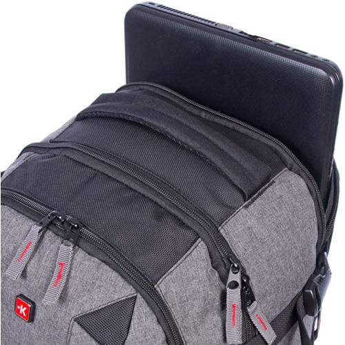 New Black Computer Backpack/Laptop Organizer S-Kross By Swiss Travel Products