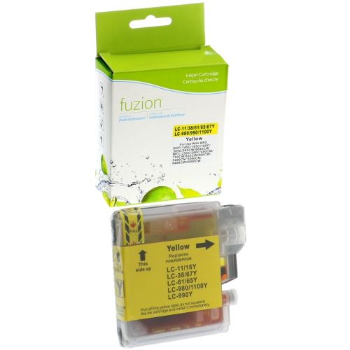 FUZION™ COMPATIBLE BROTHER LC61 YELLOW